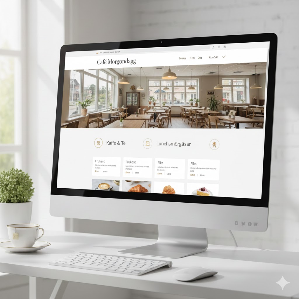 Café Morgondagg webbplats